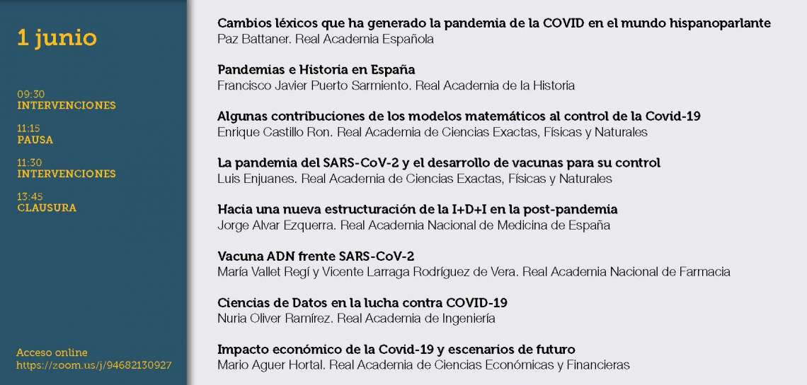 COVID-19: Experiences of a pandemic. Institute of Spain - 2